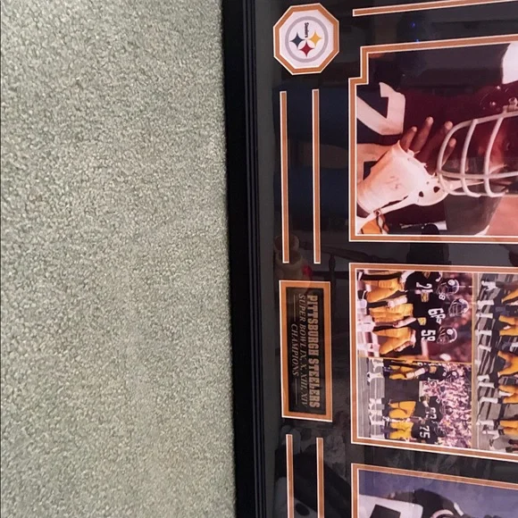 Steelers Championship Framed Photo Collage